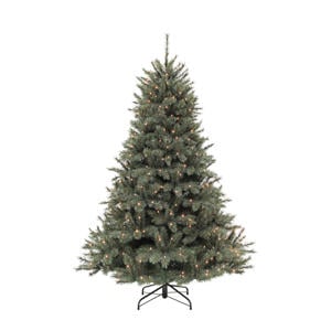 verlichte kerstboom Forest Frosted (h215 x Ø140 cm)
