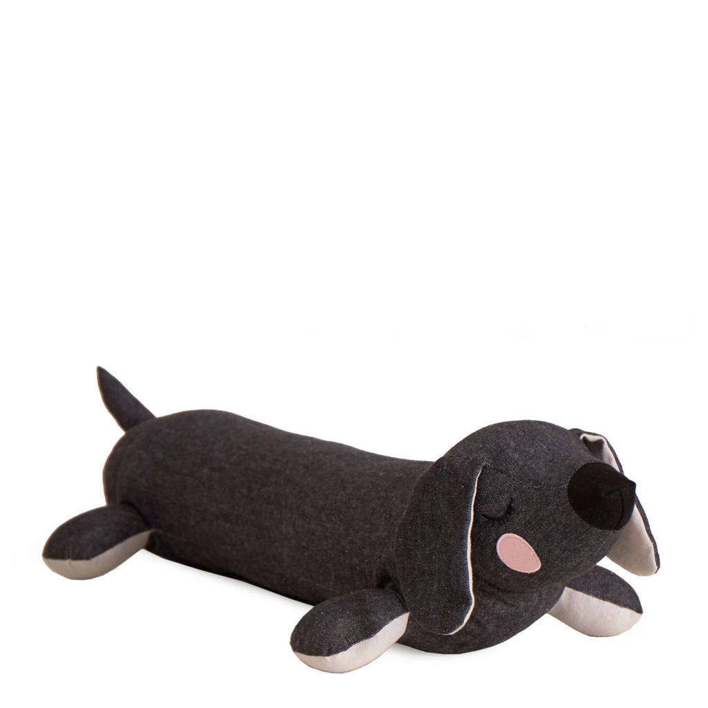 Roommate sierkussen Lazy Dog (25x55 cm), Antraciet