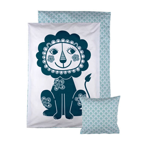 Roommate Soulmate Lion Baby Dekbedovertrek 70X100 roommate kopen in de aanbieding
