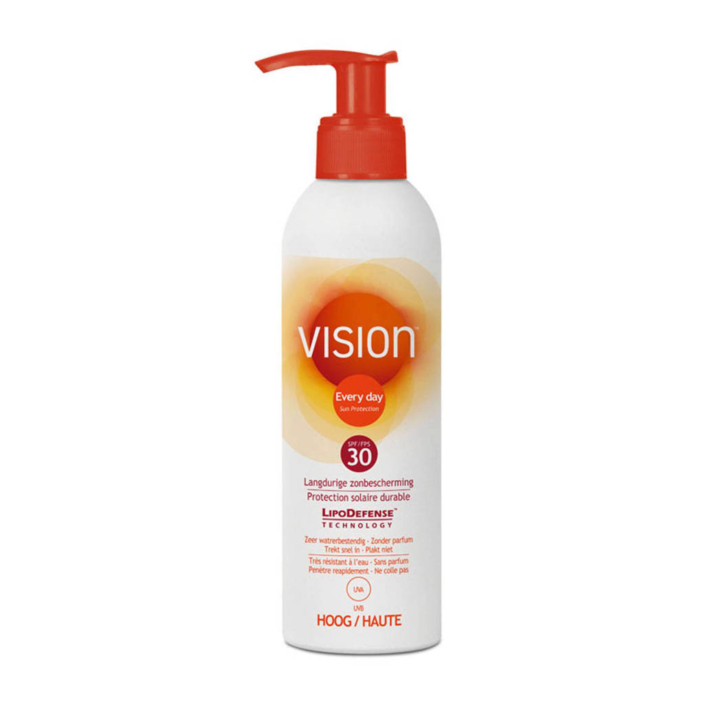 Vision zonnebrandmelk pomp SPF 30 - 200 ml
