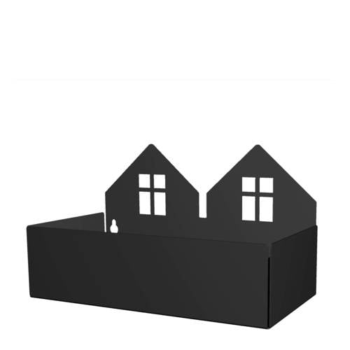 Roommate Twin House Opbergbak Zwart roommate kopen in de aanbieding