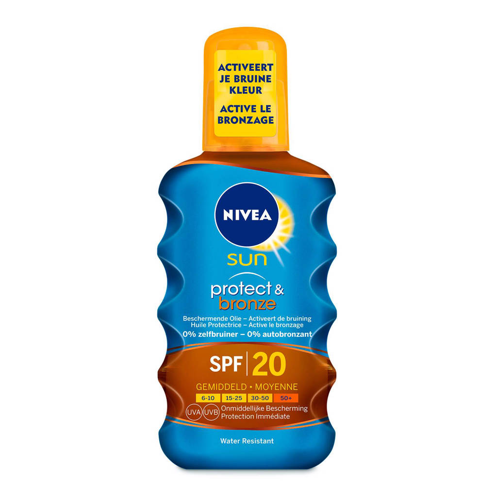 NIVEA SUN Protect & Bronze Beschermende Olie SPF20