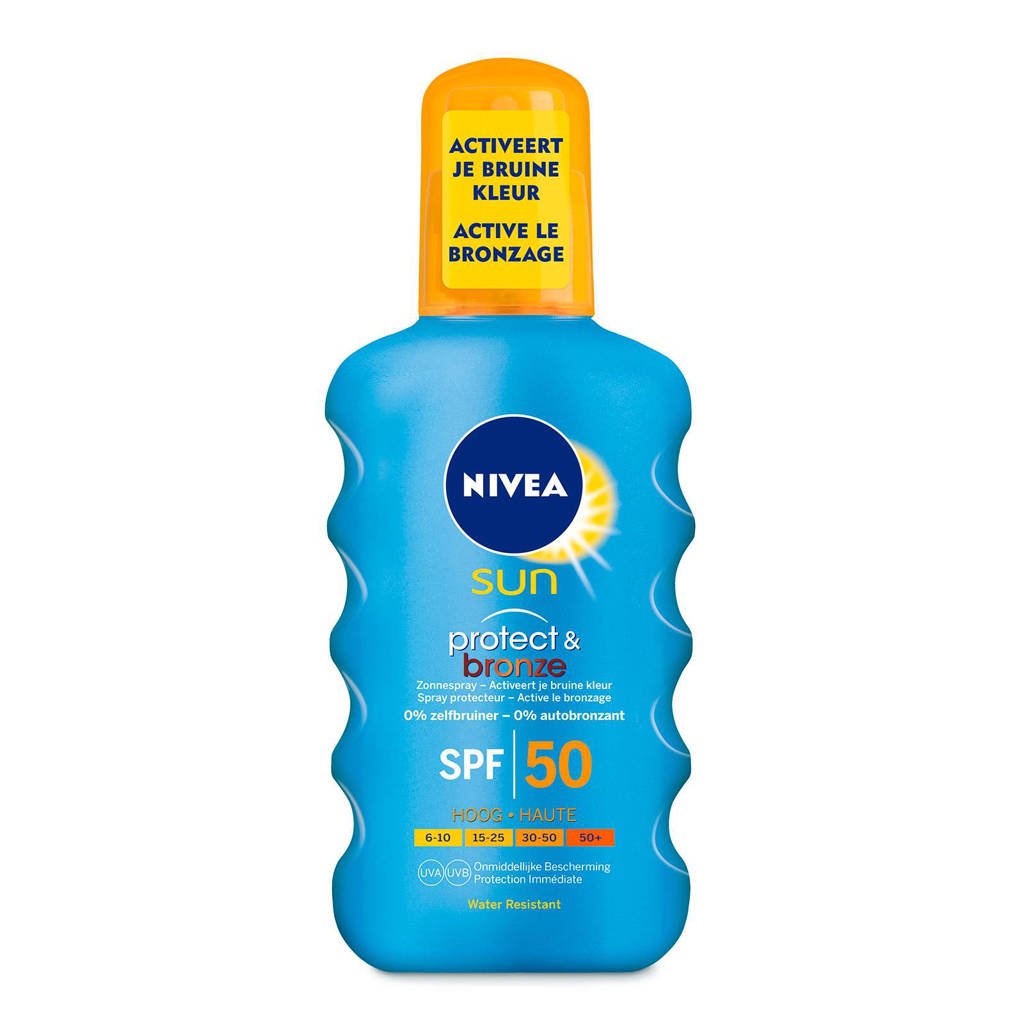 NIVEA SUN Protect & Bronze Zonnespray SPF50 200ml