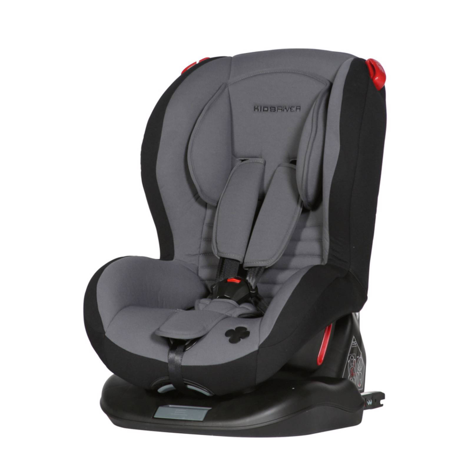 Kidsriver Evi Isofix autostoel groep 1/2 antraciet | wehkamp