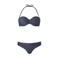 Protest bandeau bikini blauw