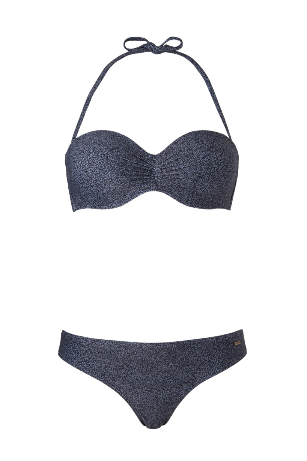 Protest bandeau bikini blauw