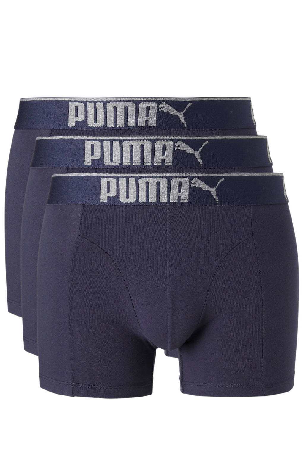 Puma Bodywear boxershorts marineblauw, Marine / grijs