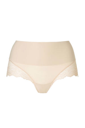 licht corrigerende Lace Hi-Hipster lichtbeige