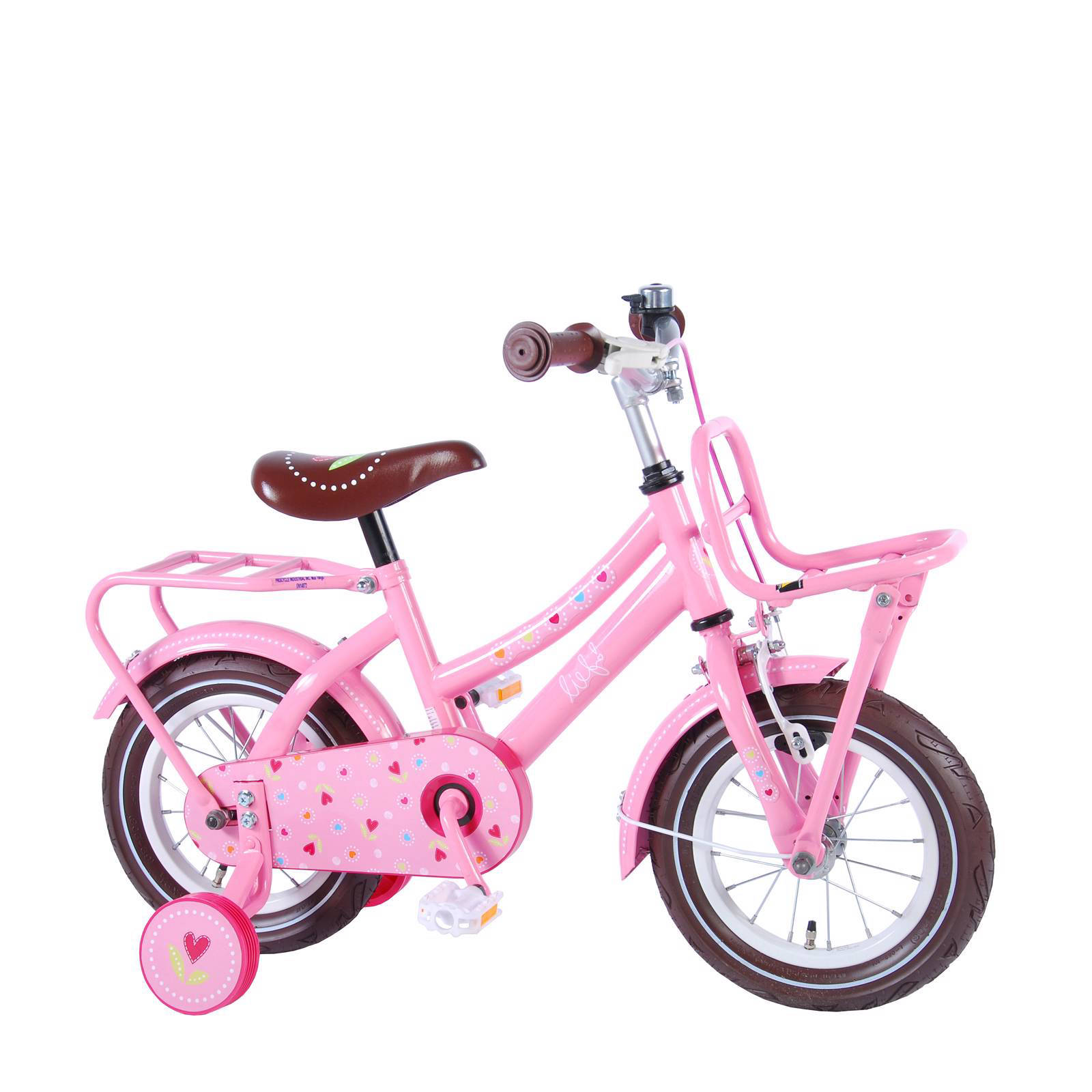 lief! Girl 12 inch kinderfiets 12 inch Roze | wehkamp