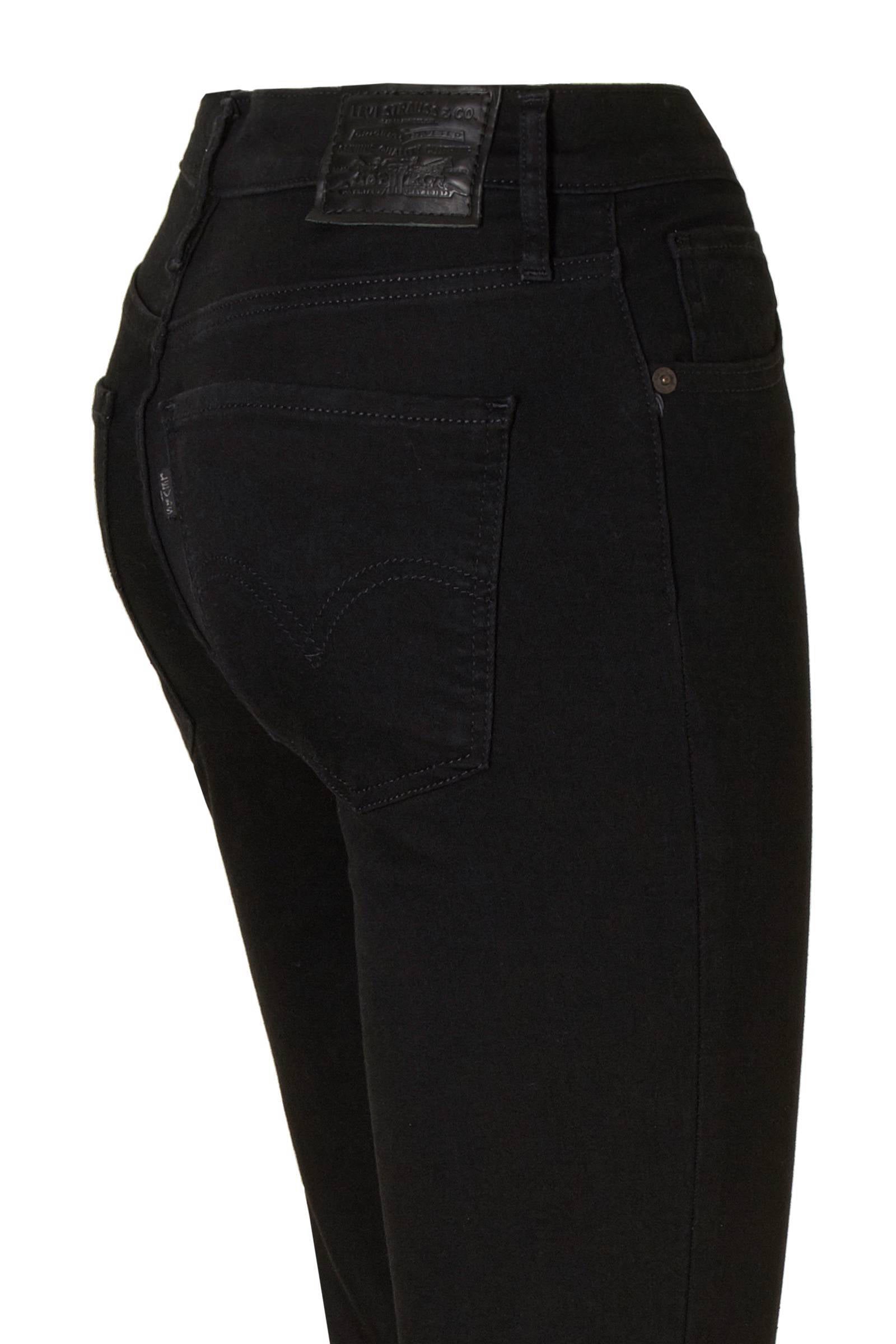 Levi's Mile high super skinny jeans black galaxy | wehkamp