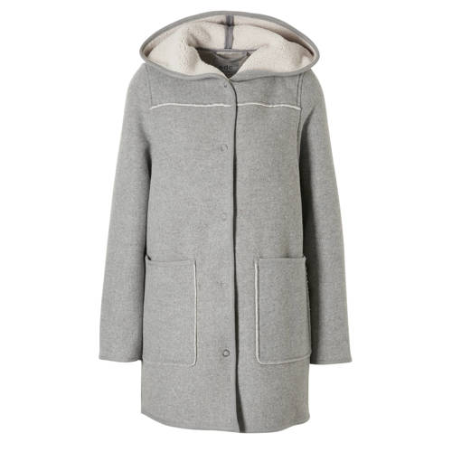 Esprit Edc Women Coat Met Teddy esprit kopen in de aanbieding