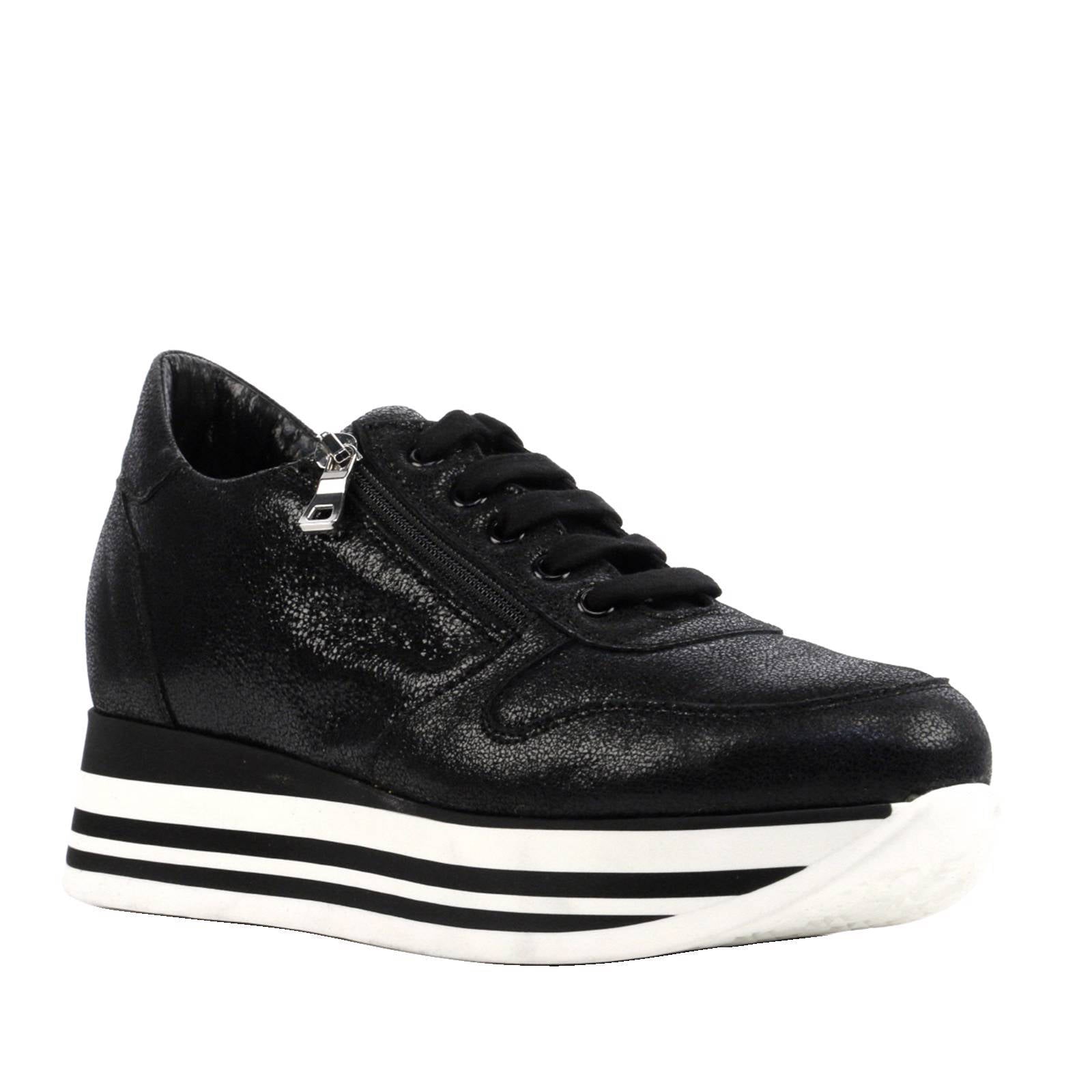 Mace leren sneakers | wehkamp