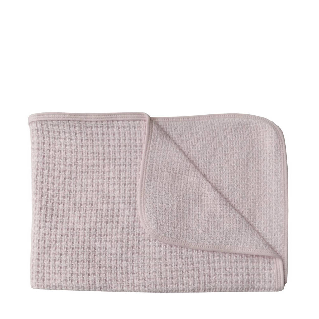 Bamboom Soft Stone ledikantdeken 100x150 cm roze, Roze
