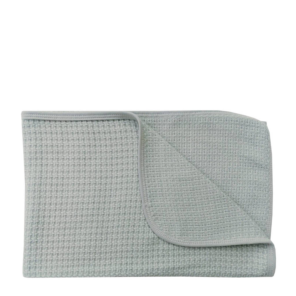 Bamboom Soft Stone ledikantdeken 100x150 cm olijfgroen, Olijfgroen