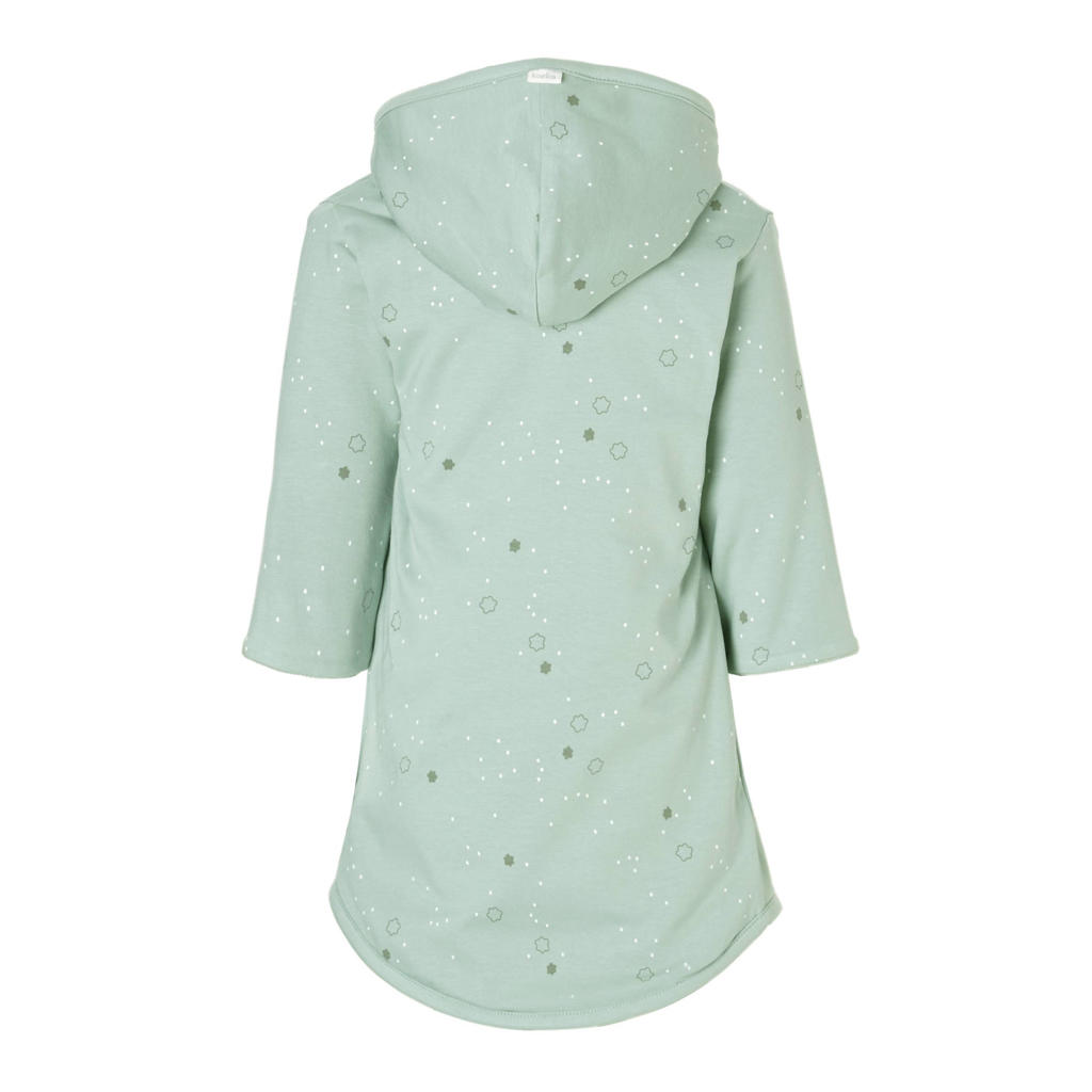 Koeka baby overslag badjas Love Me Sweet grijsgroen