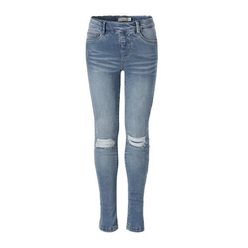 Name It Kids Skinny Fit Jegging Polly Met Slijtage Details name it kopen in de aanbieding