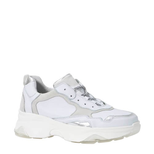 Sacha Sneakers Met Leer Wit sacha kopen in de aanbieding Sacha Sneakers Met Leer Wit sacha kopen in de aanbieding