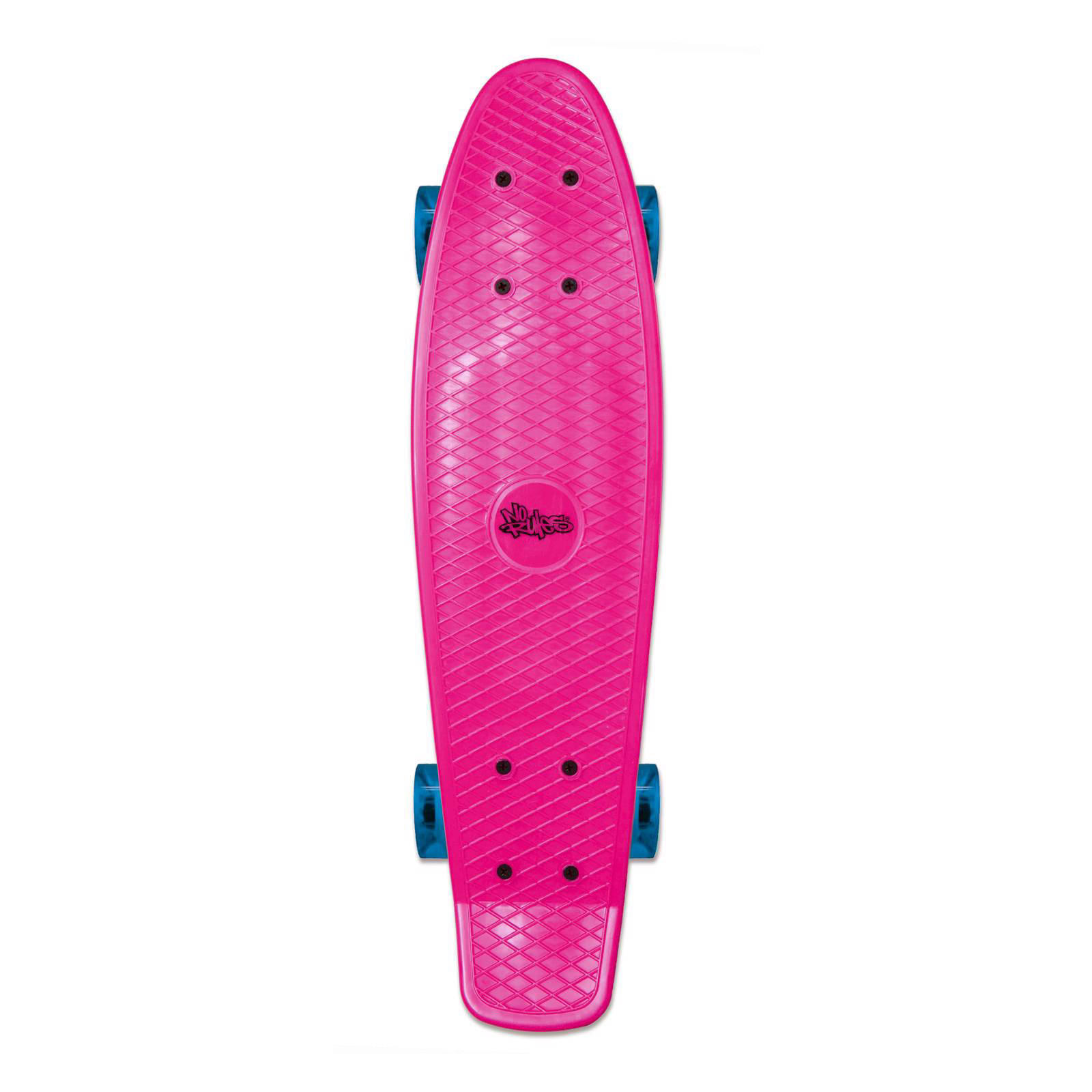 Muuwmi AUTHENTIC SPORTS Skate board fun roze met verlichte wielen online kopen