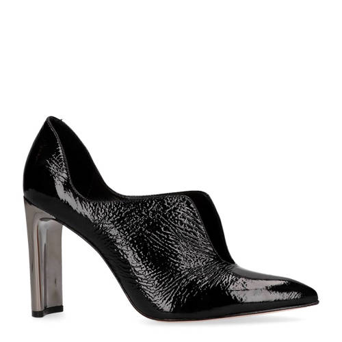Sacha Lakleren Pumps Met Spiegel Hak Zwart sacha kopen in de aanbieding