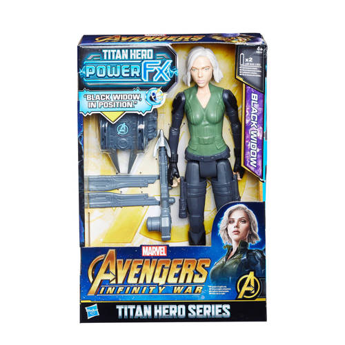 Avengers Black Widow Titan Hero Series Power Fx Actiefiguur 30 avengers kopen in de aanbieding