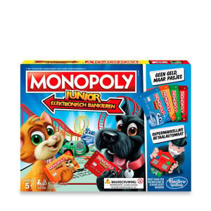 Monopoly Junior electronisch bankieren bordspel