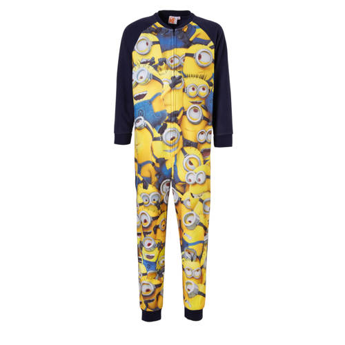 Minions Onesie Donkerblauwgeel huismerk kopen in de aanbieding