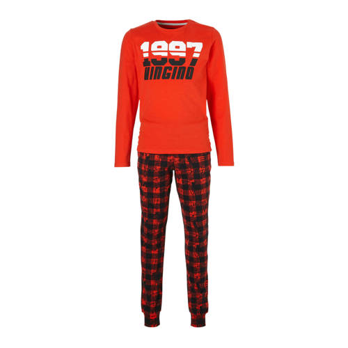 Vingino Pyjama Wenbo Rood vingino kopen in de aanbieding