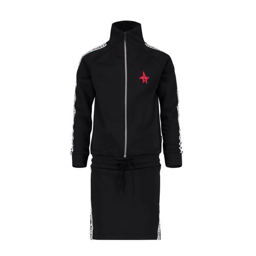Vingino Sweatjurk Philinne Met Zijstreep Zwart vingino kopen in de aanbieding Vingino Sweatjurk Philinne Met Zijstreep Zwart vingino kopen in de aanbieding