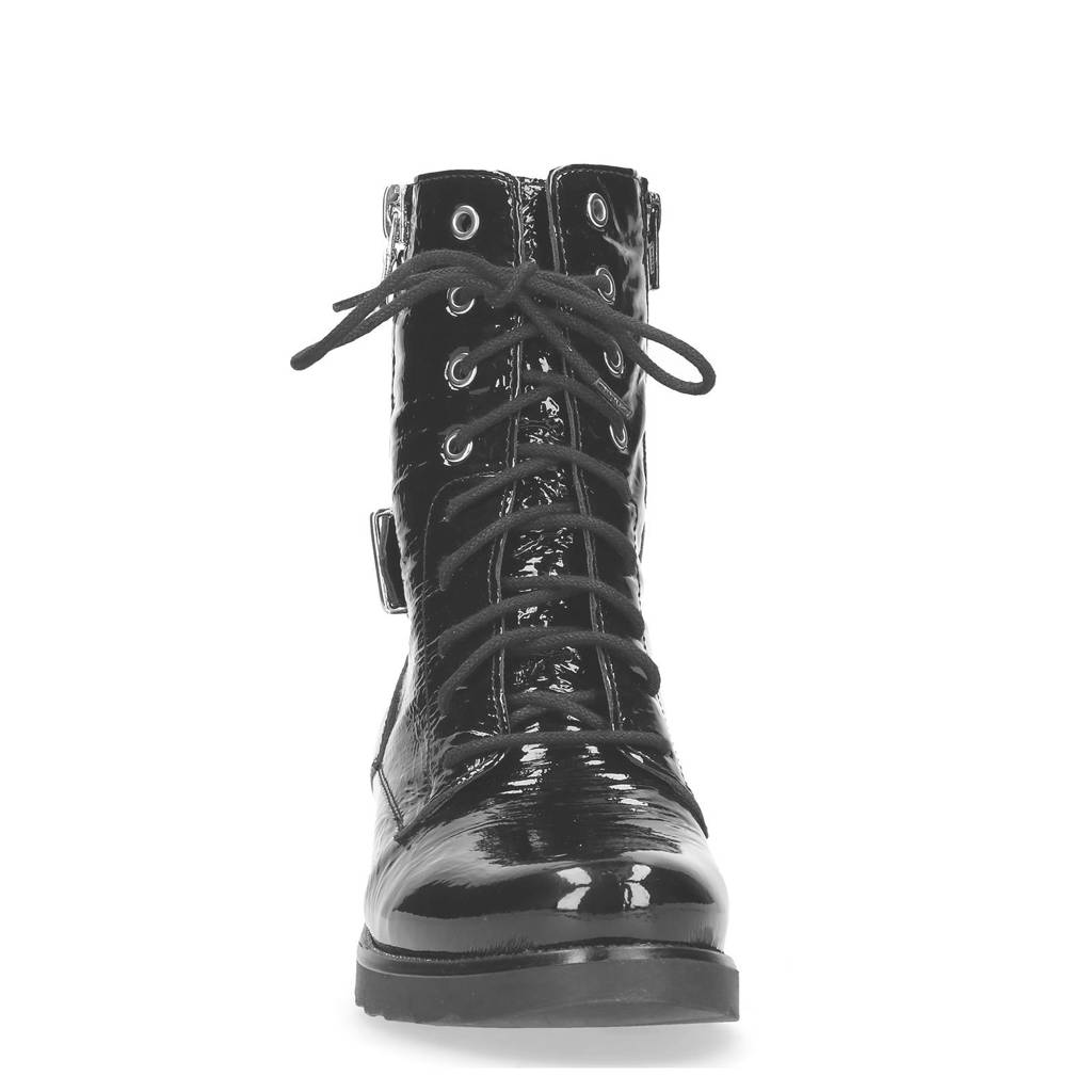Sacha Sacha Sacha Lakleren Zwart Zwart Lakleren Zwart Veterboots Lakleren Veterboots Veterboots paqF1