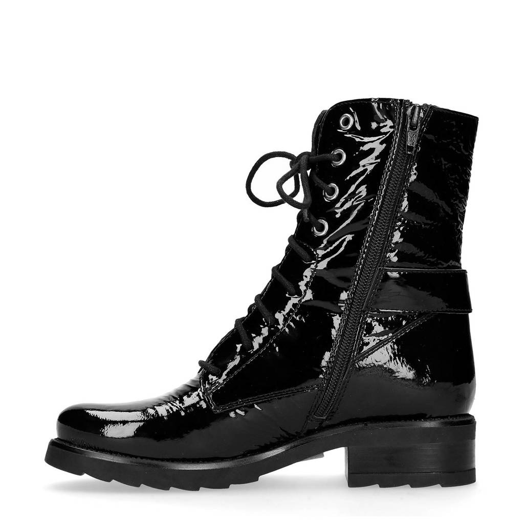 Sacha Sacha Sacha Lakleren Zwart Zwart Lakleren Zwart Veterboots Lakleren Veterboots Veterboots paqF1