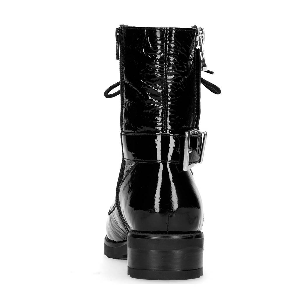 Sacha Sacha Sacha Lakleren Zwart Zwart Lakleren Zwart Veterboots Lakleren Veterboots Veterboots paqF1