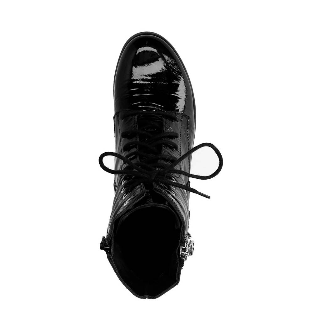 Sacha Sacha Sacha Lakleren Zwart Zwart Lakleren Zwart Veterboots Lakleren Veterboots Veterboots paqF1