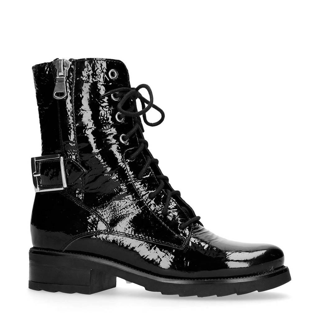 Sacha Sacha Sacha Lakleren Zwart Zwart Lakleren Zwart Veterboots Lakleren Veterboots Veterboots paqF1