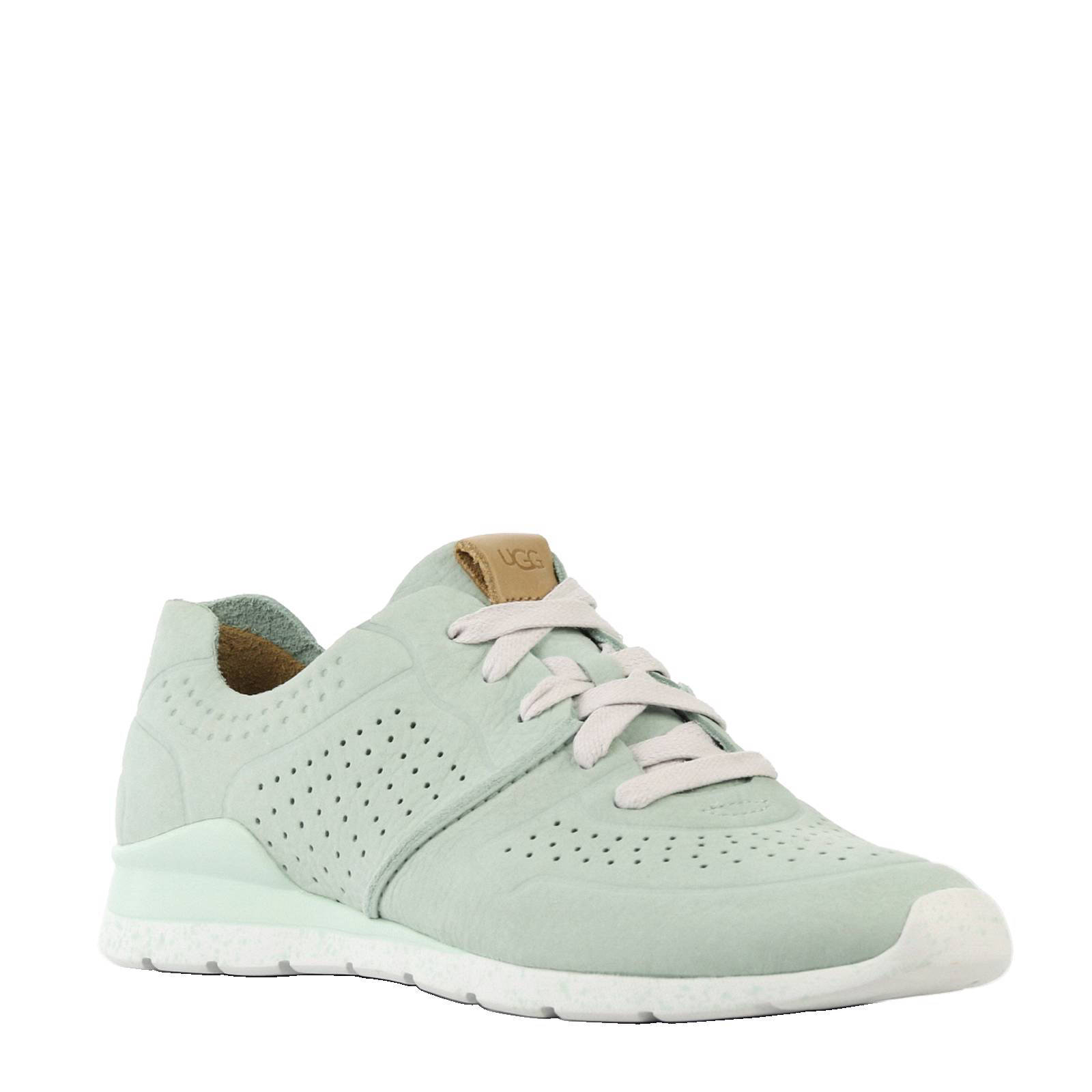 UGG nubuck sneakers lichtblauw | wehkamp