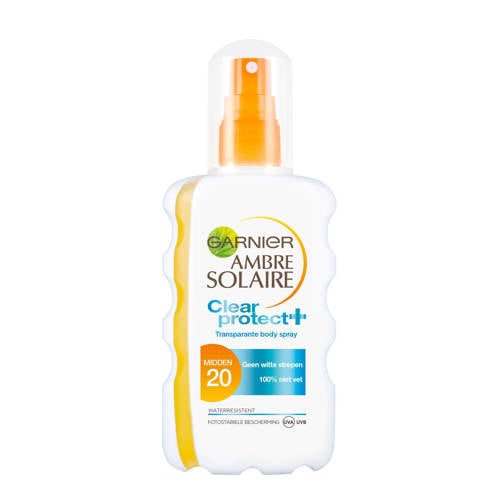 Garnier Ambre Solaire Clear Protect Spf 20 200 Ml Zonnebrandspray garnier kopen in de aanbieding Garnier Ambre Solaire Clear Protect Spf 20 200 Ml Zonnebrandspray garnier kopen in de aanbieding
