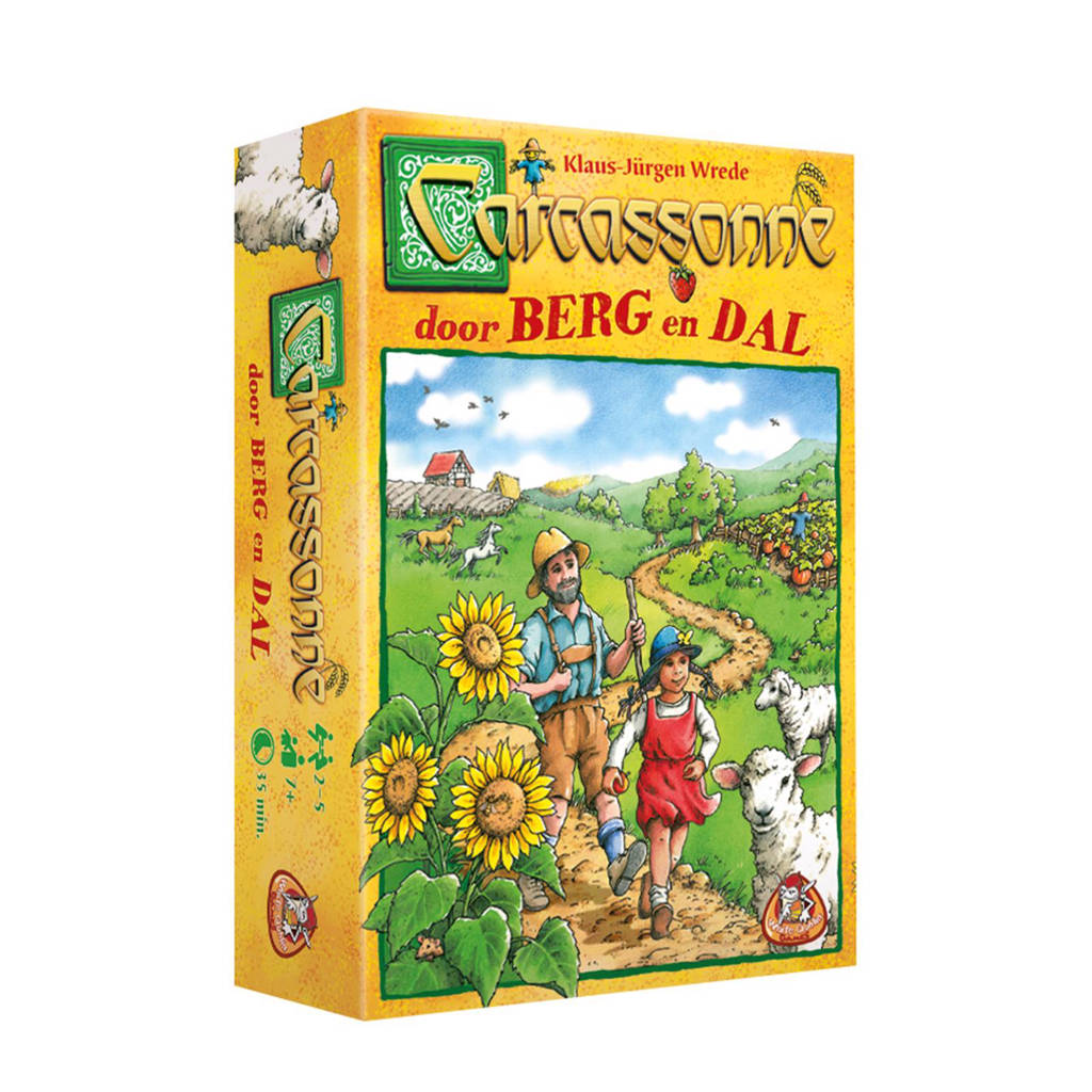 White Goblin Games Carcassonne: Door Berg en Dal bordspel
