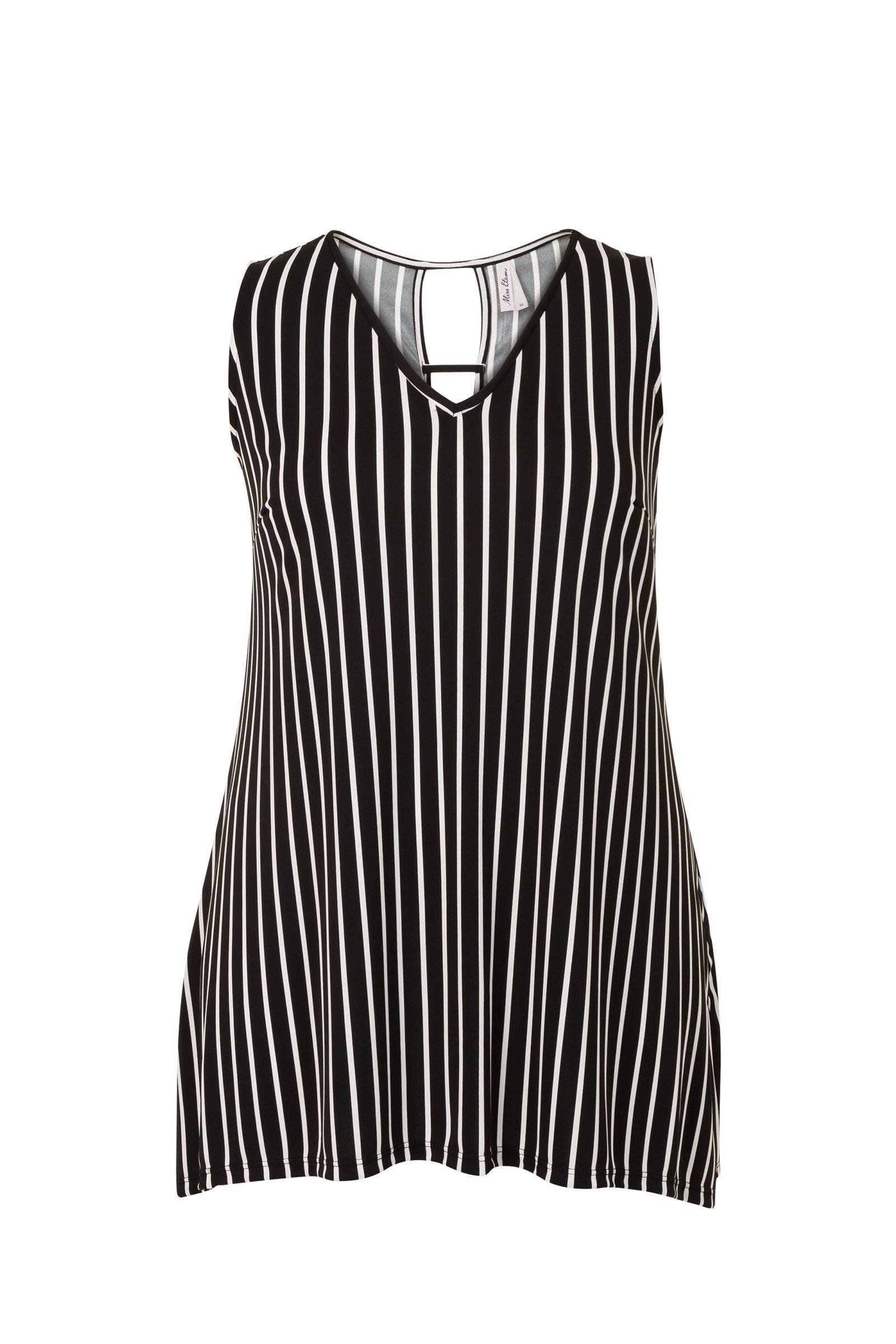 Miss Etam Plus gestreepte top zwart | wehkamp Miss Etam Plus trui gestreept zwart | wehkamp
