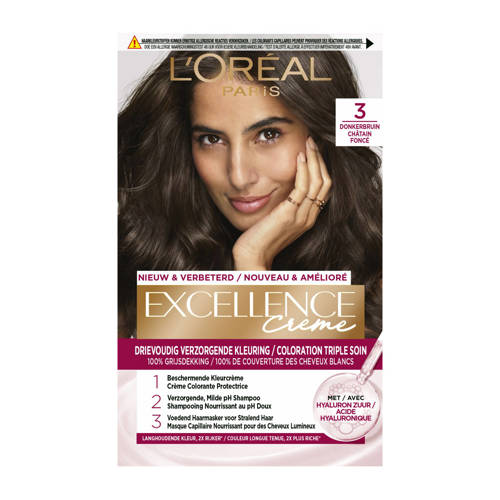 Wehkamp L'Oréal Paris Excellence Crème haarkleuring - Donkerbruin aanbieding