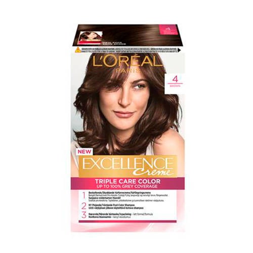 Wehkamp L'Oréal Paris Excellence Crème haarkleuring - 4 Middenbruin aanbieding