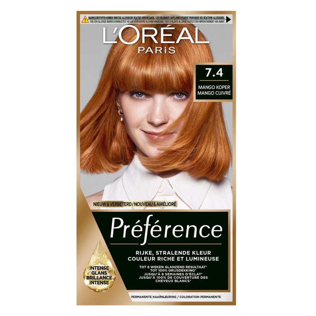L'Oréal Paris Préférence 7.4 - Mango Koper