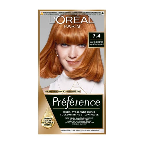 Wehkamp L'Oréal Paris Préférence 7.4 - Mango Koper aanbieding