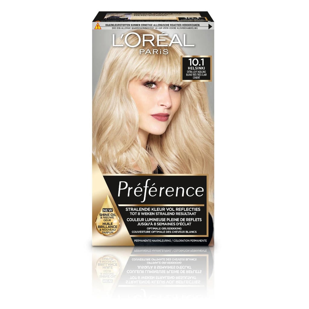 L'Oréal Paris Préférence Cool Blondes 10.1 Helsinki - Extra Licht Asblond