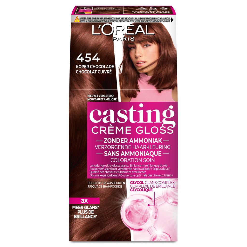 L'Oréal Paris Casting Crème Gloss Mahonie Koperbruin 454