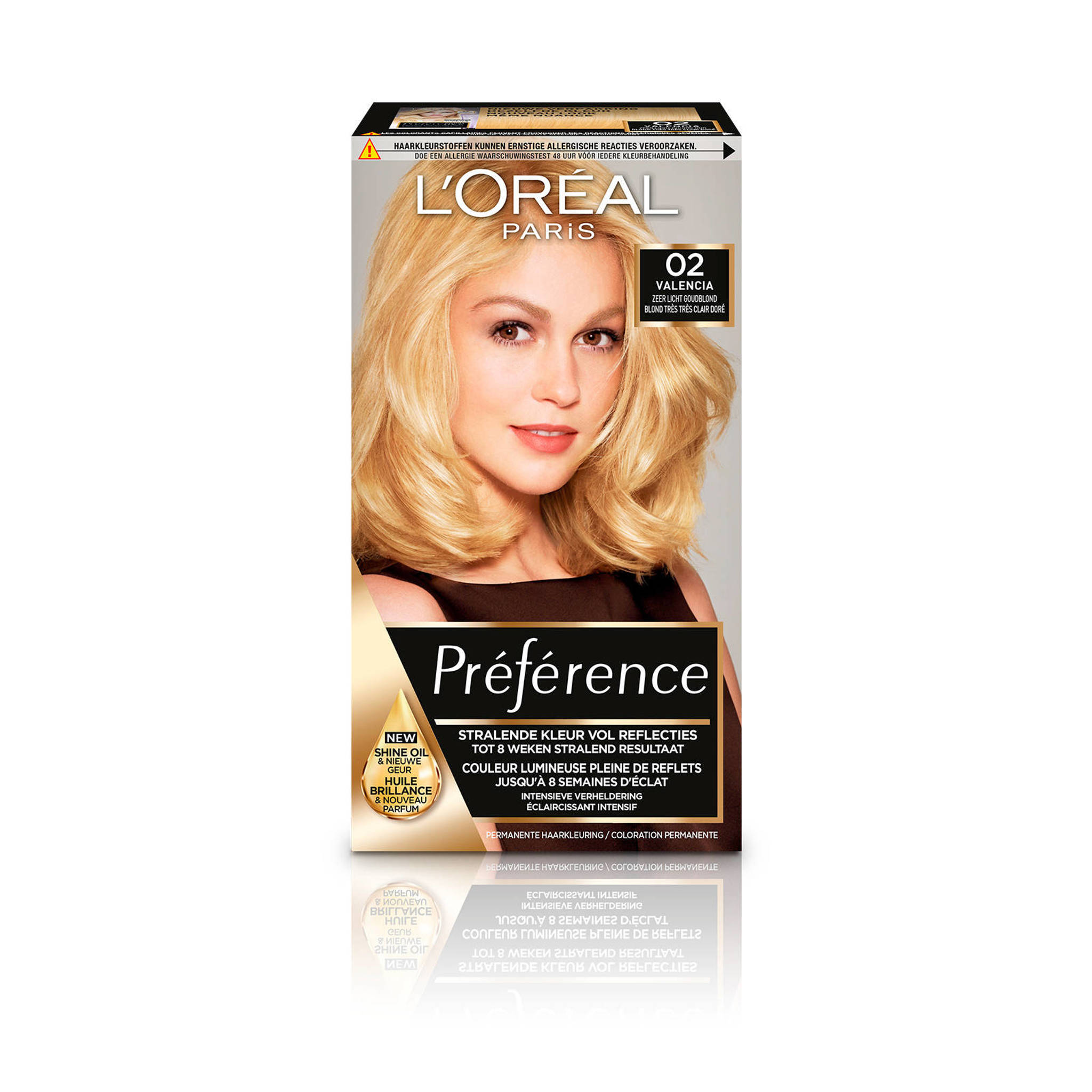 overeenkomst veelbelovend Uitleg L'Oréal Paris Préférence Les Blondissimes haarkleuring - 02 Super licht  goudblond | wehkamp