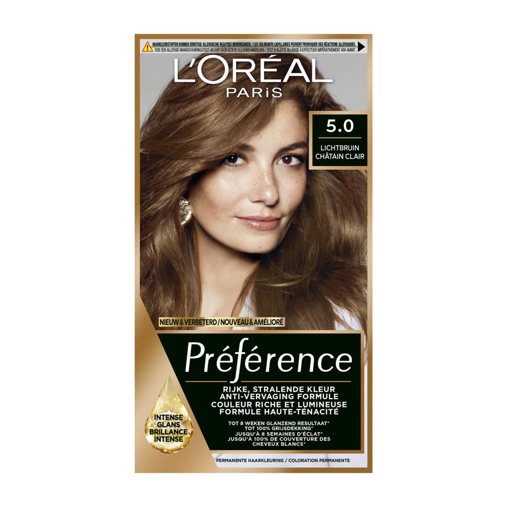 L'Oréal Paris Préférence 5.0 - Lichtbruin