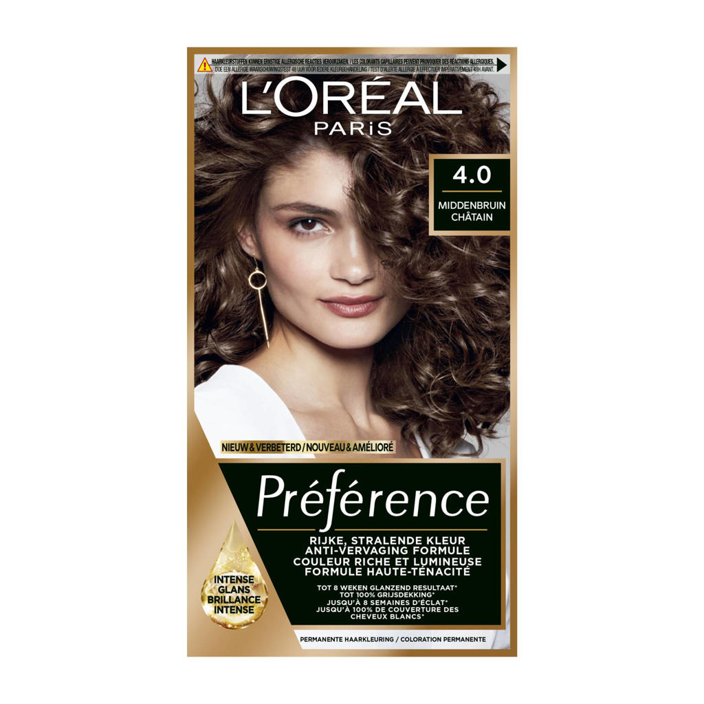 L'Oréal Paris Préférence 4 - Middenbruin