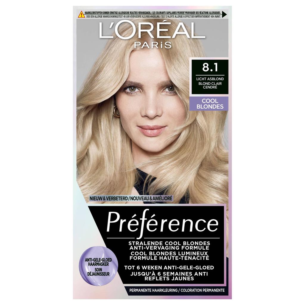 L'Oréal Paris Préférence 8.1 - Licht Asblond
