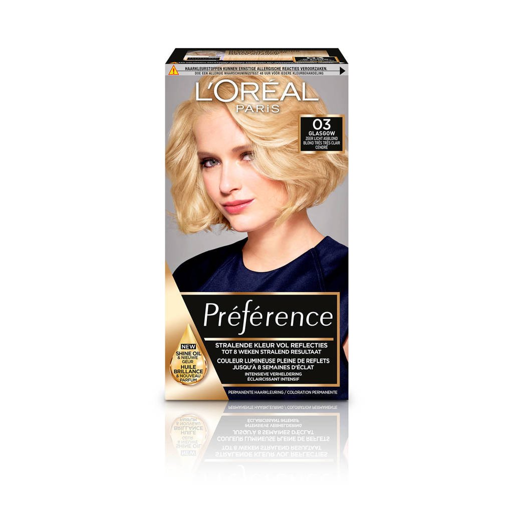 L'Oréal Paris Préférence Les Blondissimes haarkleuring - 03, 03 Super Licht Asblond