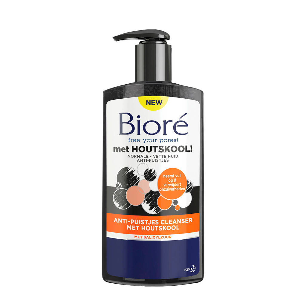 Bioré anti-puistjes cleanser met houtskool