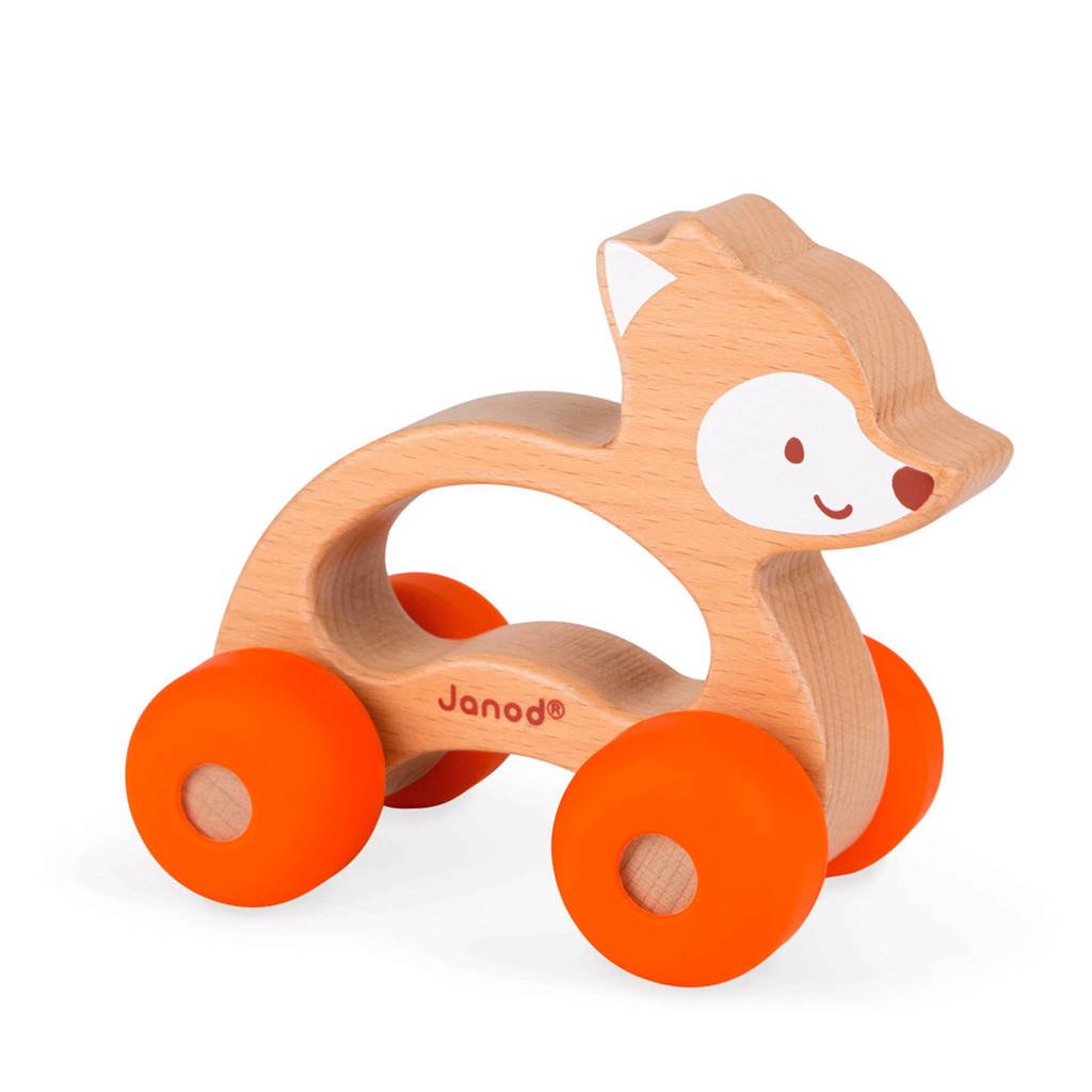 Janod houten duwfiguur vos